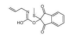 (2-methylsulfanyl-1,3-dioxoinden-2-yl) N-prop-2-enylcarbamate Structure
