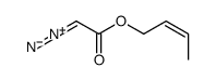 1-but-2-enoxy-2-diazonioethenolate结构式