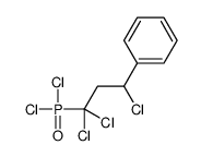 (1,3,3-trichloro-3-dichlorophosphorylpropyl)benzene Structure