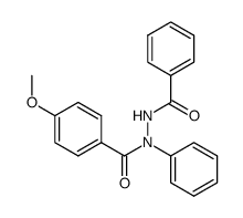 N'-benzoyl-4-methoxy-N-phenylbenzohydrazide结构式