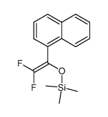 ((2,2-difluoro-1-(naphthalen-1-yl)vinyl)oxy)trimethylsilane结构式