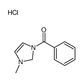 (3-methyl-1,2-dihydroimidazol-1-ium-1-yl)-phenylmethanone,chloride Structure