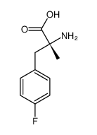 α-甲基-D-4-氟苯丙氨酸结构式