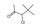 3-chloro-4,4-dimethyl-2-pentanone结构式
