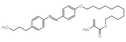 11-[4-(4-丁基苯偶氮)苯氧基]十一烷基甲基丙烯酸酯图片