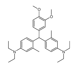 4,4'-veratrylidenebis[N,N-diethyl-m-toluidine] Structure