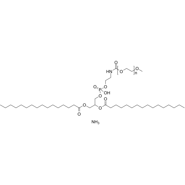 1,2-dipalMitoyl-sn-glycero-3-phosphoethanolaMine-N-[Methoxy(polyethylene glycol)-1000] (aMMoniuM sal picture