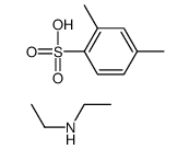 2,4-dimethylbenzenesulfonic acid,N-ethylethanamine结构式