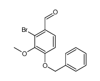 2-bromo-3-methoxy-4-phenylmethoxybenzaldehyde Structure