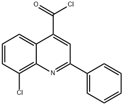 8-氯-2-苯基喹啉-4-甲酰氯图片