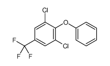 1,3-dichloro-2-phenoxy-5-(trifluoromethyl)benzene结构式