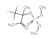 dimethyl (1,1,1-trichloro-2-methyl-3-oxobutan-2-yl) phosphate结构式