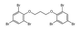 1,3,5-tribromo-2-[3-(2,4,6-tribromophenoxy)propoxy]benzene Structure