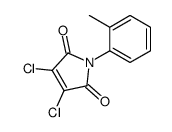 3,4-dichloro-1-(2-methylphenyl)pyrrole-2,5-dione Structure