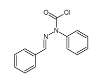 N-(benzylideneamino)-N-phenylcarbamoyl chloride Structure