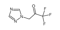 2-Propanone,1,1,1-trifluoro-3-(1H-1,2,4-triazol-1-yl)- Structure