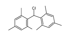 bis(2,4,6-trimethylphenyl)methyl chloride结构式