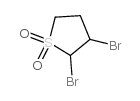 2,3-DIBROMOSULFOLANE structure