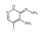 5-chloro-3-hydrazinyl-pyridazin-4-amine structure