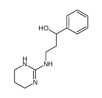 1-phenyl-3-(1,4,5,6-tetrahydro-pyrimidin-2-ylamino)-propan-1-ol Structure