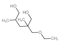2-(ethoxymethyl)-2,4-dimethyl-pentane-1,5-diol结构式