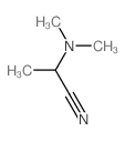 2-dimethylaminopropanenitrile Structure