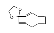 (6E,13E)-1,4-dioxaspiro[4.9]tetradeca-6,13-diene结构式