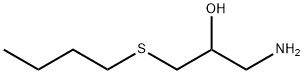 2-Propanol,1-amino-3-(butylthio)- Structure