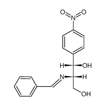 [R(R*,R*)]-2-(benzylideneamino)-1-(4-nitrophenyl)propane-1,3-diol picture