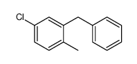 2-benzyl-4-chloro-1-methylbenzene结构式