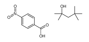 4-nitrobenzoic acid,2,4,4-trimethylpentan-2-ol Structure