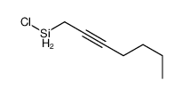 chloro(hept-2-ynyl)silane结构式