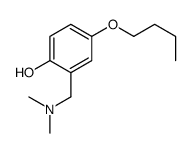 4-butoxy-2-[(dimethylamino)methyl]phenol Structure