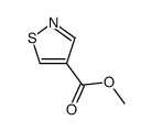 4-Isothiazolecarboxylic acid, Methyl ester Structure