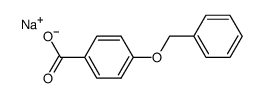 sodium-<4-benzyloxy benzoate>结构式