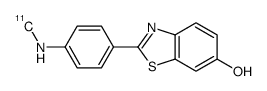 2-[4-(methylamino)phenyl]-1,3-benzothiazol-6-ol结构式