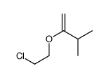 2-(2-chloroethoxy)-3-methylbut-1-ene结构式