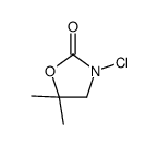 3-chloro-5,5-dimethyl-1,3-oxazolidin-2-one结构式