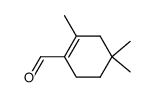 2,4,4-Trimethylcyclohexene-1-carbaldehyde Structure