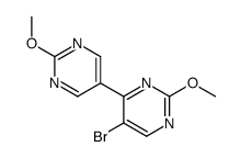 5-bromo-2-methoxy-4-(2-methoxypyrimidin-5-yl)pyrimidine结构式