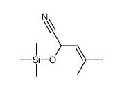 4-methyl-2-trimethylsilyloxypent-3-enenitrile Structure