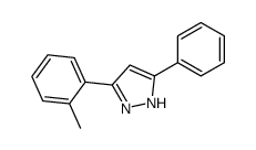 5-(2-methylphenyl)-3-phenyl-1H-pyrazole结构式