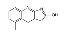 5-methyl-3,3a,4,9-tetrahydropyrrolo[2,3-b]quinolin-2-one结构式