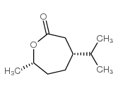 2-Oxepanone,7-methyl-4-(1-methylethyl)-,(4R,7S)-(9CI) structure