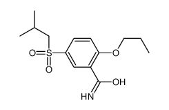 5-(2-methylpropylsulfonyl)-2-propoxybenzamide结构式