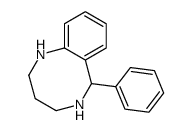 6-phenyl-1,2,3,4,5,6-hexahydro-1,5-benzodiazocine结构式