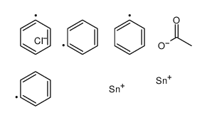 acetyloxy(diphenyl)tin,chloro(diphenyl)tin结构式