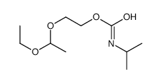 2-(1-ethoxyethoxy)ethyl N-propan-2-ylcarbamate结构式
