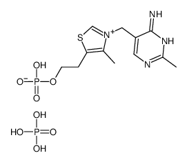 thiamine phosphate ester dihydrogen phosphate salt structure