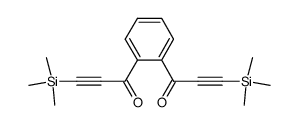 1.2-Bis(trimethylsilylpropiolyl)benzol Structure